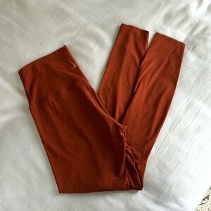 Nike Yoga luxe leggings burnt orange Women’s size S